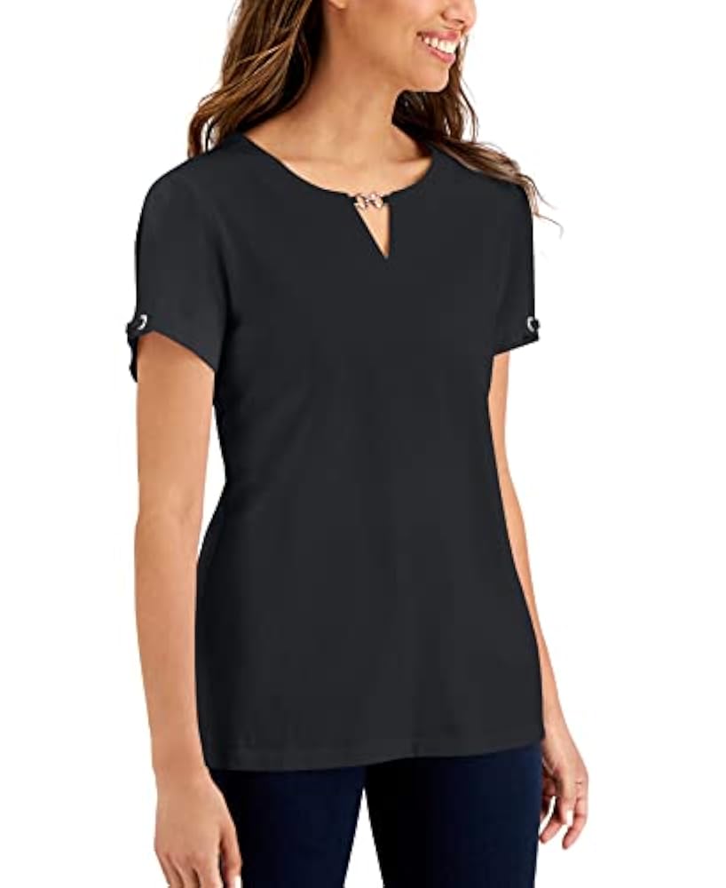 トップス AM1375 Mary logo tops black ANDMARY】Mary logo tops